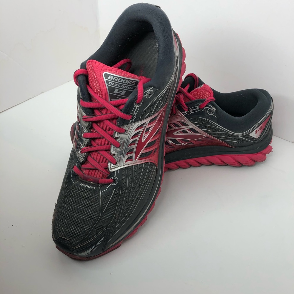 Brooks Glycerin 14 Shoes Women’s Size: 10 Color: Pink / Gray / Silver
